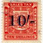(I.B) Guernsey Revenue : Sales Tax 10/-
