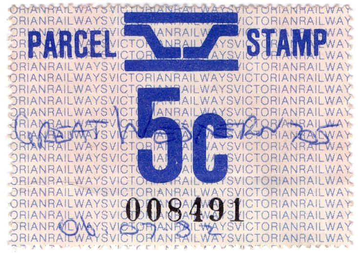(I.B) Australia - Victoria Railways : Parcel 5c