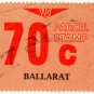 (I.B) Australia - Victoria Railways : Parcel 70c (Ballarat)