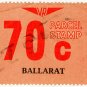 (I.B) Australia - Victoria Railways : Parcel 70c (Ballarat)