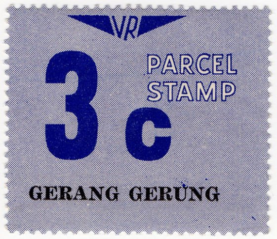 (I.B) Australia - Victoria Railways : Parcel 3c (Gerang Gerung)