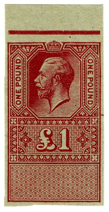 (I.B) George V Revenue : Unappropriated Die Proof &Acirc;&pound;1