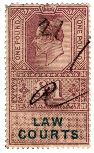 (I.B) Edward VII Revenue : Law Courts (Scotland) &Acirc;&pound;1