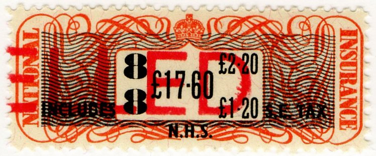 (I.B) Elizabeth II Revenue : National Insurance &Acirc;&pound;17.60