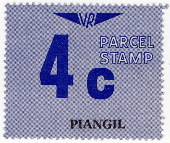 (I.B) Australia - Victoria Railways : Parcel 4c (Piangil)