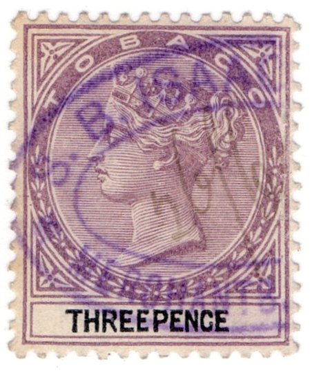 (I.B) Tobago Revenue : Duty Stamp 3d