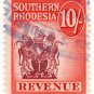 (I.B) Southern Rhodesia Revenue : Duty Stamp 10/-