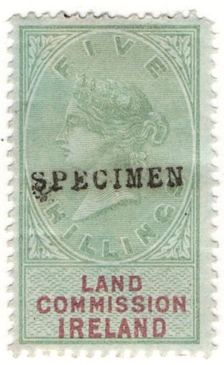 (I.B) QV Revenue : Land Commission Ireland 5/-