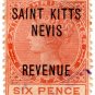 (I.B) St Kitts & Nevis Revenue : Duty 6d