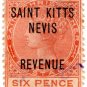 (I.B) St Kitts & Nevis Revenue : Duty 6d