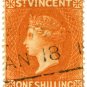 (I.B) St Vincent Revenue : Duty Stamp 1/-