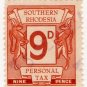 (I.B) Southern Rhodesia Revenue : Personal Tax 9d
