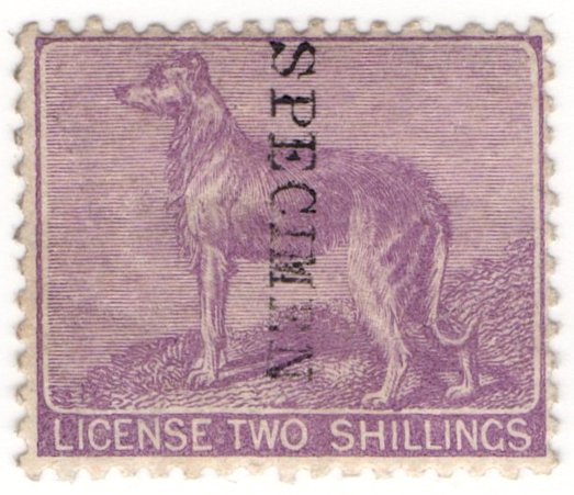 (I.B) QV Revenue : Ireland Dog Licence 2/-