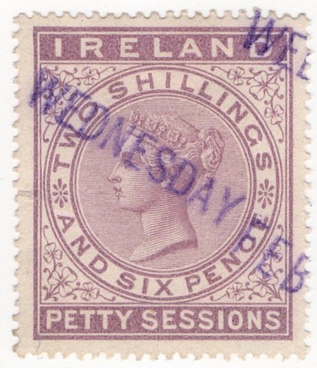(I.B) QV Revenue : Ireland Petty Sessions 2/6d
