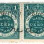 (I.B) New Zealand Revenue : Land & Deeds 2/- (large format)