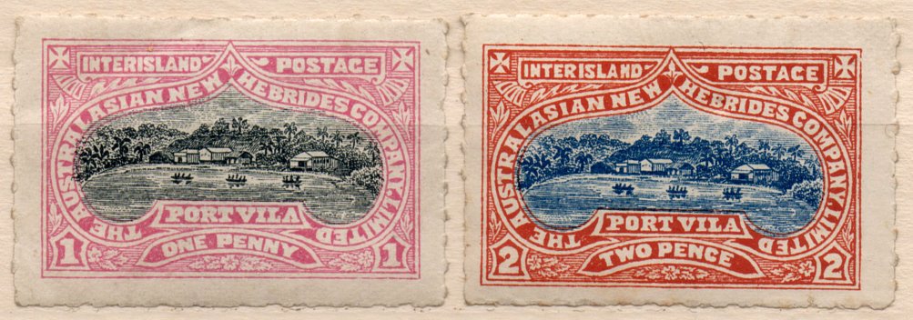 (I.B) New Hebrides Postal : Interisland Postage