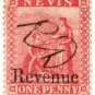 (I.B) Nevis Revenue : Duty Stamp 1d