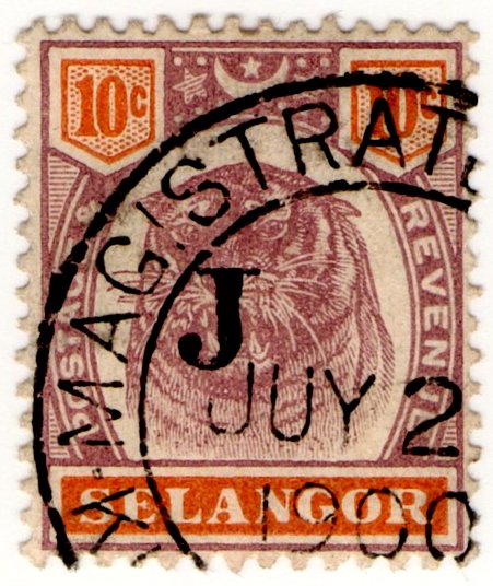 (I.B) Malaya States Revenue : Selangor Judicial 10c