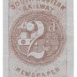 (I.B) London & South Western Railway : Newspaper Ticket 2d