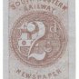 (I.B) London & South Western Railway : Newspaper Ticket 2d