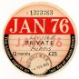 (I.B) GB Revenue : Car Tax Disc (Morris 1976)