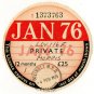 (I.B) GB Revenue : Car Tax Disc (Morris 1976)