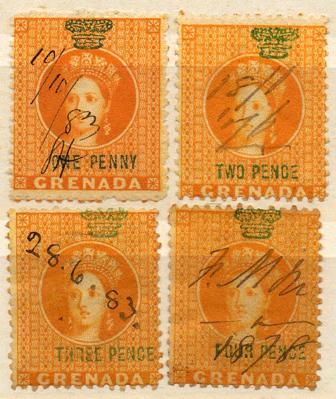 (I.B) Grenada Revenue : Duty Stamp Collection
