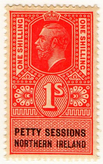 (I.B) George V Revenue : Petty Sessions (Northern Ireland) 1/-