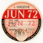 (I.B) GB Revenue : Car Tax Disc (AJS Motorcycle 1972)