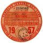 (I.B) GB Revenue : Car Tax Disc (Ford 1957)