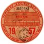 (I.B) GB Revenue : Car Tax Disc (Ford 1957)