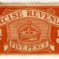 (I.B) Excise Revenue : 5d Pink-Brown (1925)