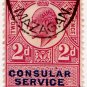 (I.B) Edward VII Revenue : Consular Service 2d (Mazagan)