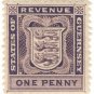 (I.B) Guernsey Revenue : Duty 1d (1906)