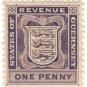 (I.B) Guernsey Revenue : Duty 1d (1906)