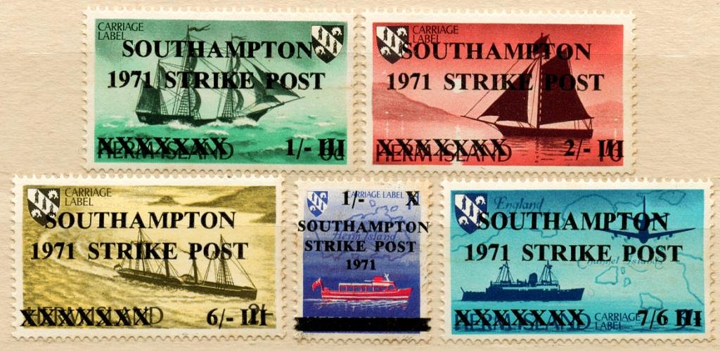 (I.B) Cinderella Collection : Southampton Strike Mail (Herm OP)