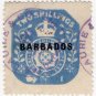 (I.B) Barbados Revenue : Duty 2/-