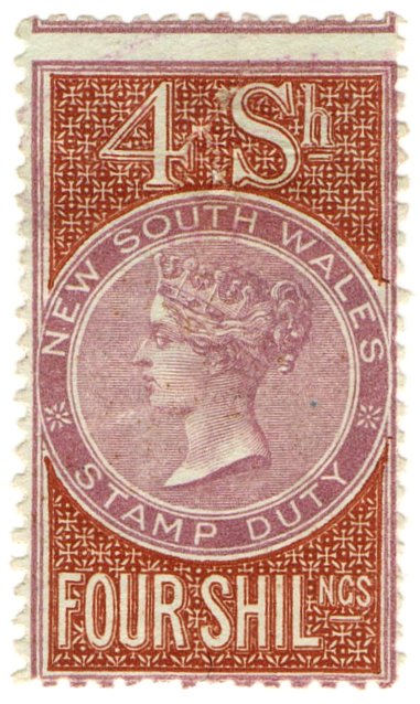 (I.B) Australia - NSW Revenue : Stamp Duty 4/-