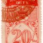 (I.B) Australia - Queensland Revenue : Impressed Duty 20/-