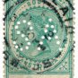 (I.B) Australia - South Australia Postal : 6d Blue-Green (SA perfin)