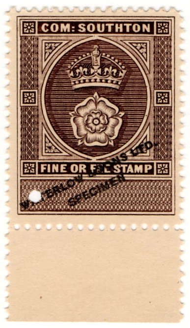 (I.B) Southampton Revenue : County Court Fees (proof)