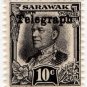 (I.B) Sarawak Telegraphs : Overprint 10c
