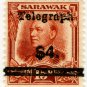 (I.B) Sarawak Telegraphs : Overprint $4