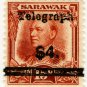 (I.B) Sarawak Telegraphs : Overprint $4