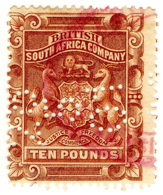 (I.B) Rhodesia/BSAC Revenue : Duty &Acirc;&pound;10