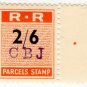 (I.B) Rhodesia Railways : Parcels Stamp 2/6d