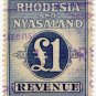 (I.B) Rhodesia & Nyasaland Revenue : Duty £1