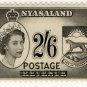 (I.B) Nyasaland Revenue : Duty 2/6d (postal overprint)