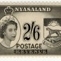 (I.B) Nyasaland Revenue : Duty 2/6d (postal overprint)