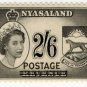(I.B) Nyasaland Revenue : Duty 2/6d (postal overprint)